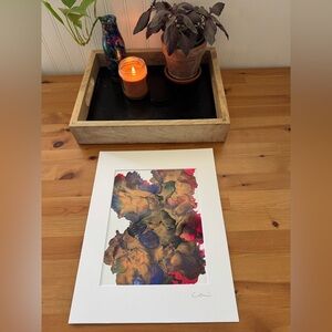 New Original Signed Artwork Alcohol Ink on Paper 197